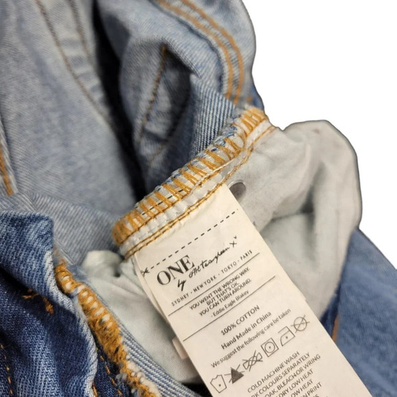 One Teaspoon Freebirds Low Waist Rigid Skinny Leg Extreme Distressing Size 28 - Picture 9 of 10